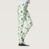 Grüner Shamrock St. Patrick's Day Leggings (Rechts)