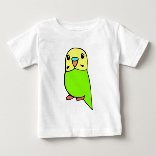 Grüner Sittich T-Shirt (Vorderseite)