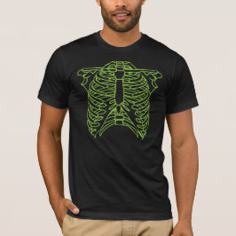 Grüner Skeleton T - Shirt