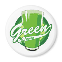 Grüner Smoothy-Magnet
