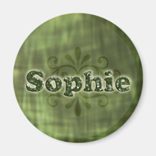 Grüner Sophie Magnet