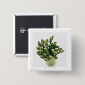 Grüner Spargel Button (Vorne & Hinten)