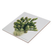 Grüner Spargel Fliese (Seite)