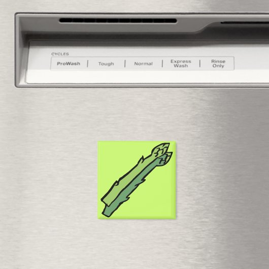 Grüner Spargel Magnet (In Situ (Geschirrspüler))