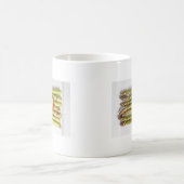 Grüner Spargel mit Erdbeerbeerübersicht Kaffeetasse (Mittel)
