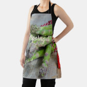 Grüner Spargel mit Erdbeere Schürze (InSitu)