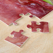 Grüner Spargel mit Schinkenmakro Puzzle (Seite)
