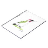 Grüner Specht Notizblock (Linke Seite)