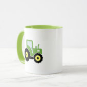 Grüner Spielzeugtraktor Tasse (Vorderseite Links)