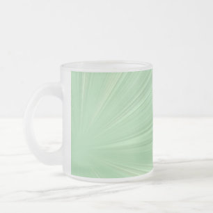 Grüner Splash-Frostglas-Mug Mattglastasse