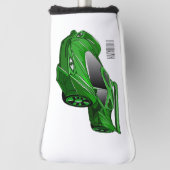Grüner Sportwagen mit Luftfolie Golf Headcover (Rotieren 90)