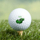 Grüner Sportwagen mit Luftfolie Golfball (Insitu T-Shirt)