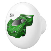 Grüner Sportwagen mit Luftfolie Keramikknauf (Rechts)