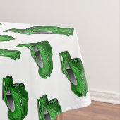 Grüner Sportwagen mit Luftfolie Tischdecke (Beispiel)