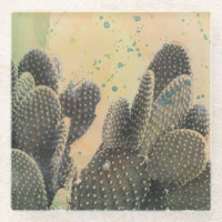 Grüner Spritzer des Wüsten-Kaktus-|