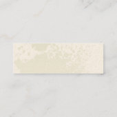 Grüner Spritzer - dünn Mini Visitenkarte (Rückseite)