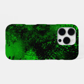 Grüner Sprühfarbeffekt iPhone 16 Hülle iPhone 16 Pro Hülle (Rückseite (Horizontal))