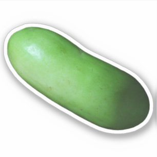 Grüner Squash (Winter Melon) Aufkleber