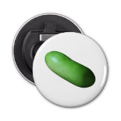 Grüner Squash (Winter Melon) Flaschenöffner (Vorderseite)