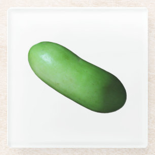 Grüner Squash (Winter Melon) Glasuntersetzer