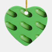 Grüner Squash (Winter Melon) Keramik Ornament (Vorne)