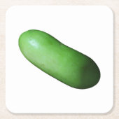 Grüner Squash (Winter Melon) Rechteckiger Pappuntersetzer (Vorderseite)