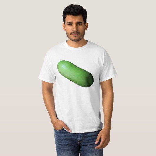 Grüner Squash (Winter Melon) T-Shirt (Vorne ganz)