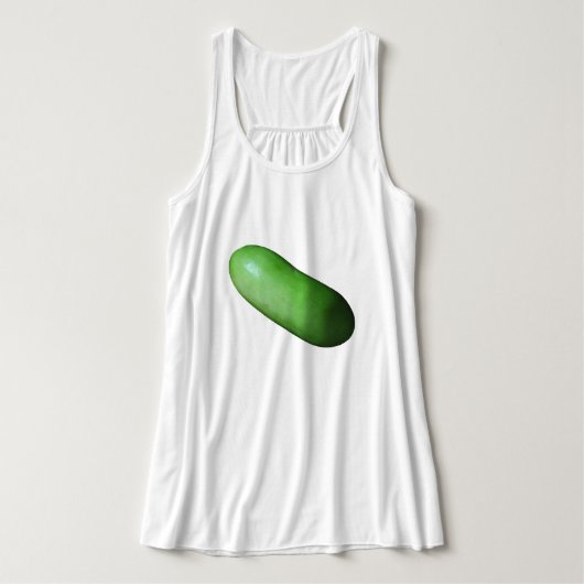 Grüner Squash (Winter Melon) Tank Top (Design Vorderseite)