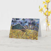 Grüner Stall Karte (Gelbe Blume)