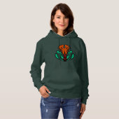 Grüner Stammes-Hoodie Hoodie (Vorne ganz)