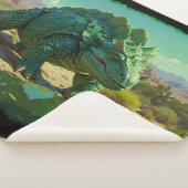 Grüner Stegosaurus und Wüstenpool Sherpadecke (3/4)