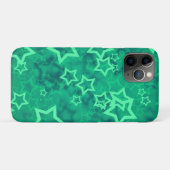 Grüner Stern Case-Mate iPhone Hülle (Rückseite (Horizontal))