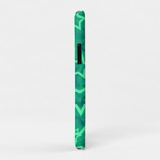Grüner Stern Case-Mate iPhone Hülle (Hinten/Rechts)