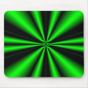 grüner Stern der Hoffnung Mousepad