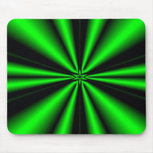 grüner Stern der Hoffnung Mousepad (Vorne)