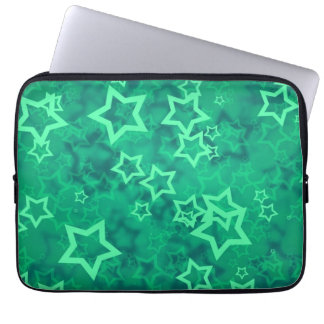 Grüner Stern Laptopschutzhülle