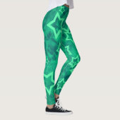 Grüner Stern Leggings (Rechts)