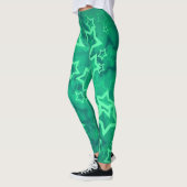 Grüner Stern Leggings (Links)