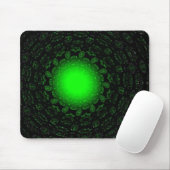 Grüner Stern Mousepad (Mit Mouse)