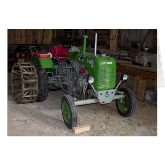 Grüner Steyr Traktor KL I (Vorderseite (Horizontal))