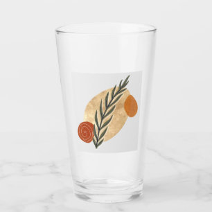 Grüner Stiel Boho Glas