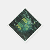 Grüner Stier | Handelsdesign | Marmor Serviette (Ecke)