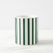 Grüner Streifen Kaffeetasse (Mittel)