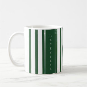 Grüner Streifen Kaffeetasse
