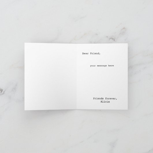 Grüner Streifen "Werden Sie meine Bridesmaid sein? Einladung (Innenseite)