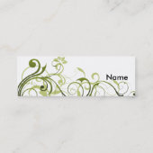 Grüner Strudel Mini Visitenkarte (Rückseite)