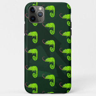 Grüner süßer Chamäleon Case-Mate iPhone Hülle