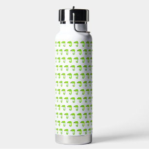 Grüner süßer Chamäleon Trinkflasche
