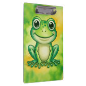 Grüner süßer Frosch Klemmbrett (Rechts)