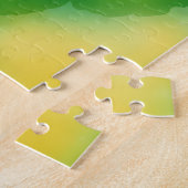 Grüner süßer Frosch Puzzle (Seite)